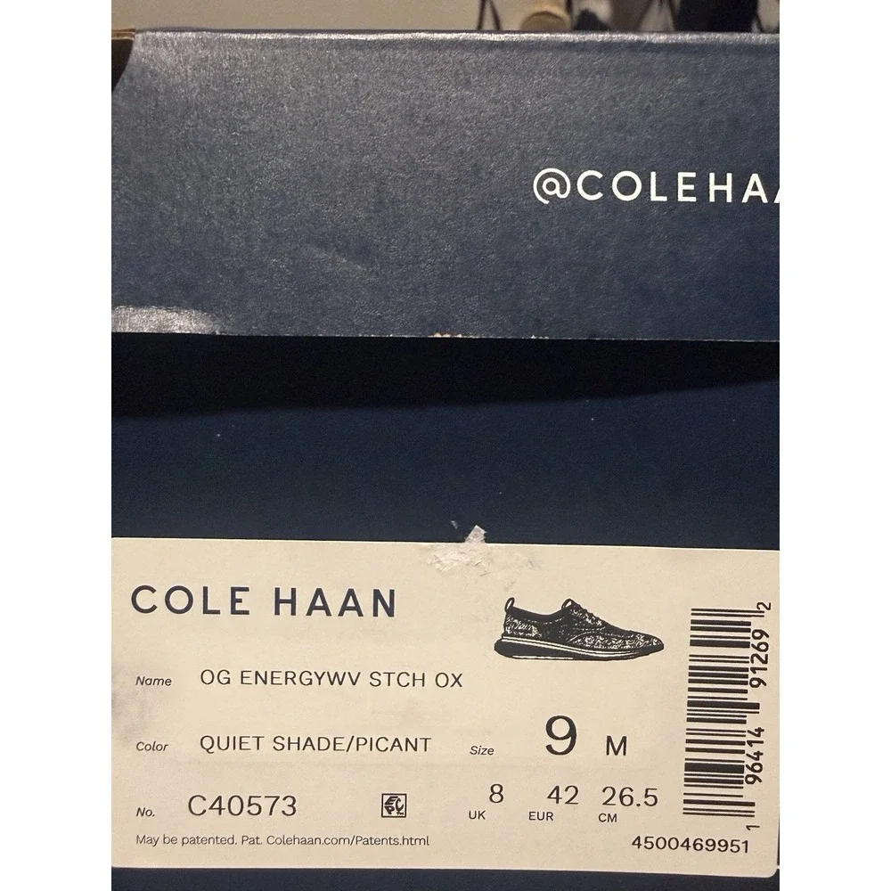Cole Haan OG Energyweave Stictchlite Oxford Grey Men's Size 9 Corporate Office